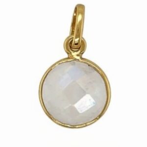 Kalesi Medaillon Mondstein Gold